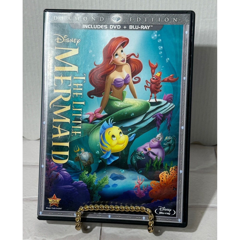 Disney‎ The Little Mermaid Diamond Edition Blu-ray DVD Combo 2013 Animated Movie